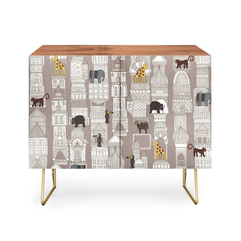 Sharon Turner urban jungle pebble Credenza