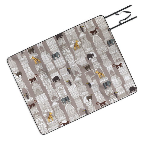 Sharon Turner urban jungle pebble Picnic Blanket