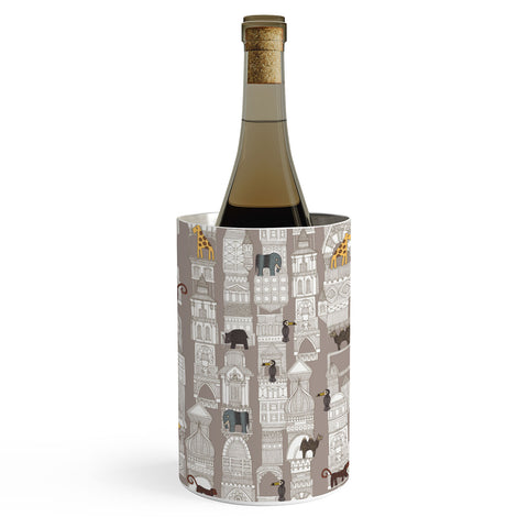 Sharon Turner urban jungle pebble Wine Chiller