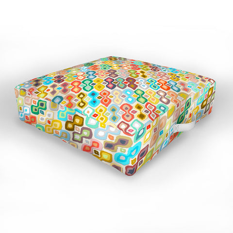 Sharon Turner Varsha Ikat Outdoor Floor Cushion