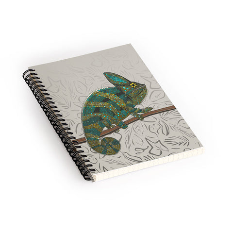 Sharon Turner veiled chameleon stone Spiral Notebook