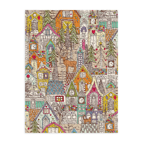 Sharon Turner vintage gingerbread town Puzzle