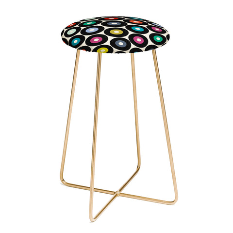 Sharon Turner vinyl Counter Stool