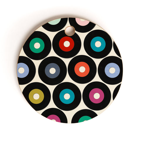Sharon Turner vinyl Cutting Board Round