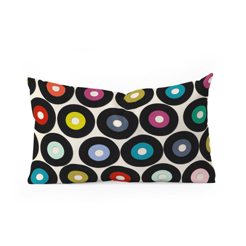 Sharon Turner vinyl Oblong Throw Pillow