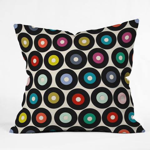 Sharon Turner vinyl Outdoor Throw Pillow