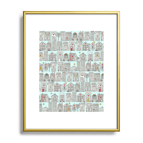 Sharon Turner weather love Metal Framed Art Print