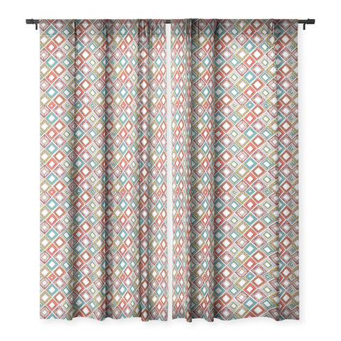 Sharon Turner wild tiltz Sheer Window Curtain