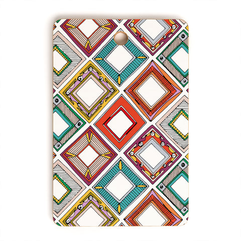 Sharon Turner wild tiltz Cutting Board Rectangle