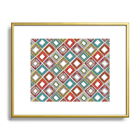 Sharon Turner wild tiltz Metal Framed Art Print