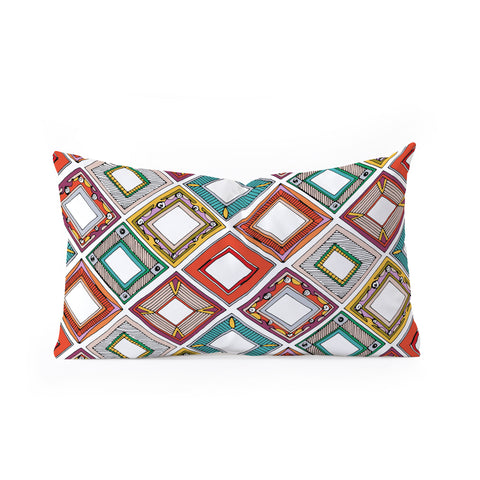 Sharon Turner wild tiltz Oblong Throw Pillow