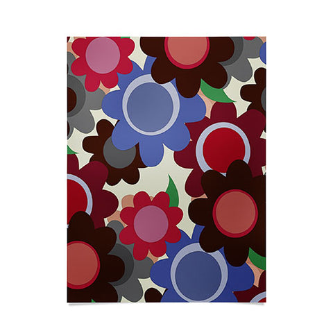 Sharon Turner Winter Flowers Poster