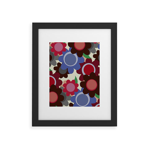 Sharon Turner Winter Flowers Framed Art Print