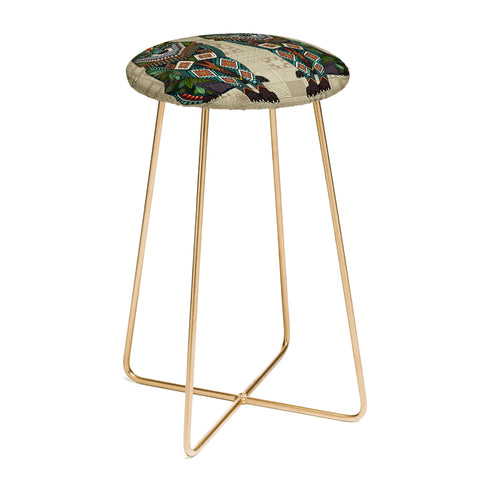 Sharon Turner wolf natural Counter Stool