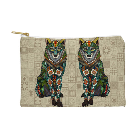 Sharon Turner wolf natural Pouch