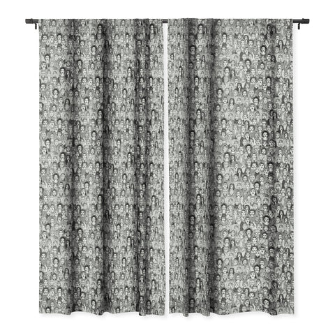 Sharon Turner women of the world Blackout Window Curtain