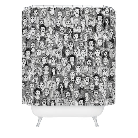 Sharon Turner women of the world Shower Curtain