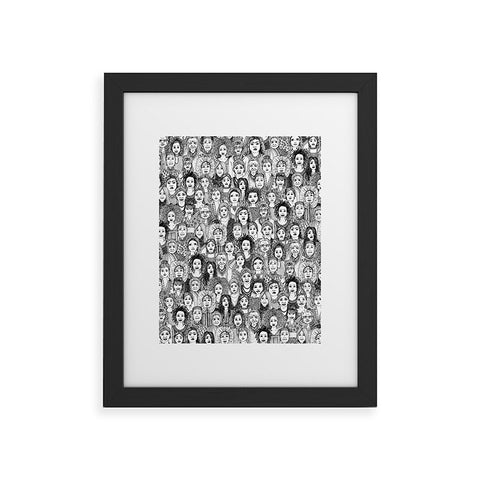Sharon Turner women of the world Framed Art Print