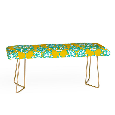 Sharon Turner Yasmita damask ikat Bench