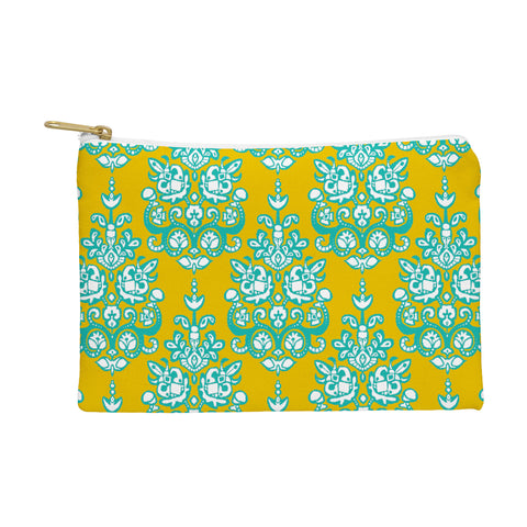 Sharon Turner Yasmita damask ikat Pouch
