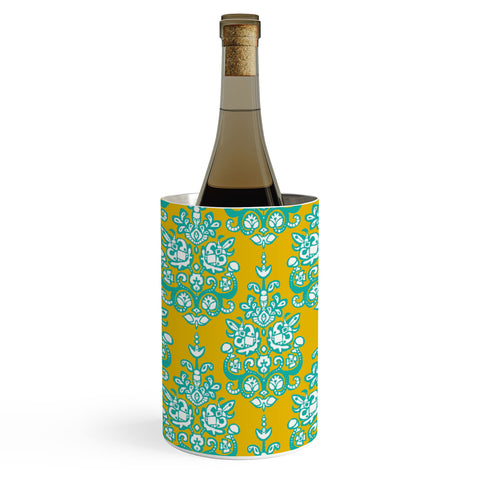Sharon Turner Yasmita damask ikat Wine Chiller