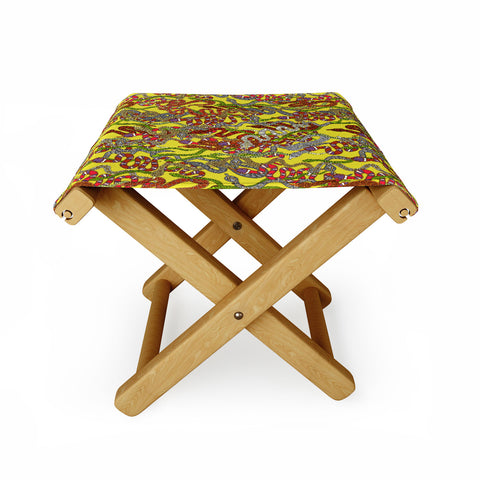 Sharon Turner Year Of The Snake Folding Stool