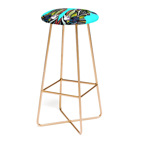 Sharon Turner zebra love Bar Stool