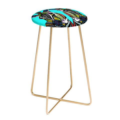 Sharon Turner zebra love Counter Stool