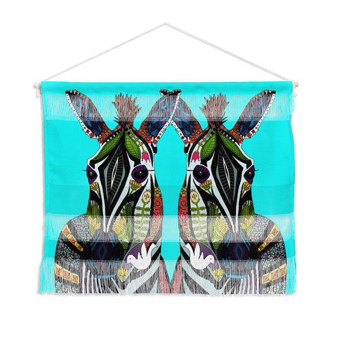 Sharon Turner zebra love Wall Hanging Landscape