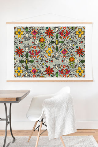 Sharon Turner zoryana haze Art Print And Hanger