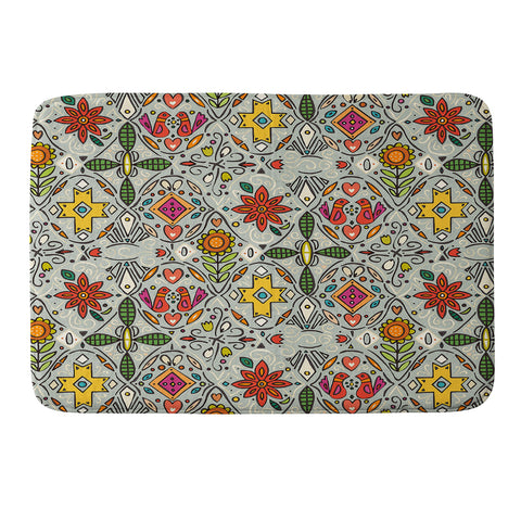 Sharon Turner zoryana haze Memory Foam Bath Mat