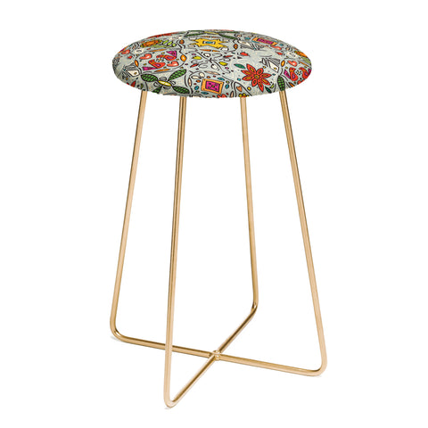 Sharon Turner zoryana haze Counter Stool