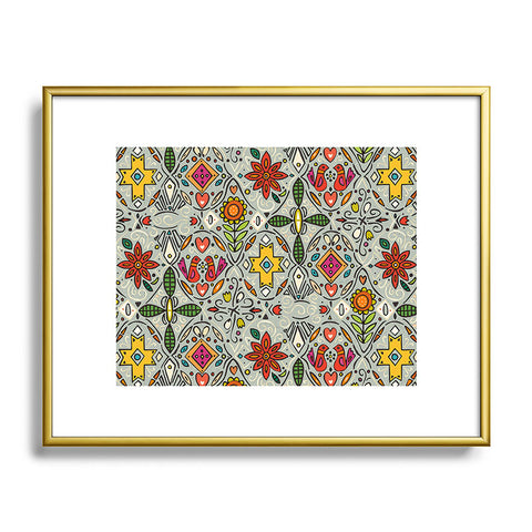 Sharon Turner zoryana haze Metal Framed Art Print