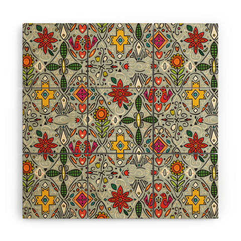 Sharon Turner zoryana haze Wood Wall Mural