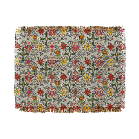Sharon Turner zoryana haze Throw Blanket