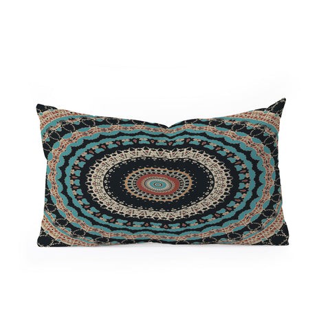 Sheila Wenzel-Ganny Aztec Boho Mandala Oblong Throw Pillow