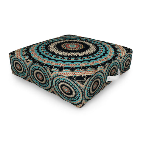 Sheila Wenzel-Ganny Aztec Boho Mandala Outdoor Floor Cushion
