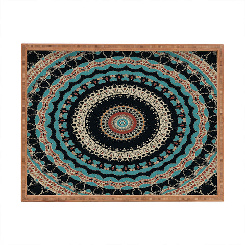 Sheila Wenzel-Ganny Aztec Boho Mandala Rectangular Tray