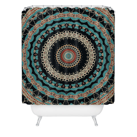 Sheila Wenzel-Ganny Aztec Boho Mandala Shower Curtain