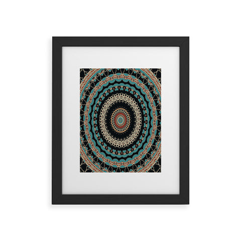 Sheila Wenzel-Ganny Aztec Boho Mandala Framed Art Print