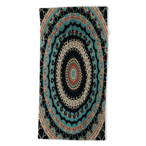 Sheila Wenzel-Ganny Aztec Boho Mandala Beach Towel