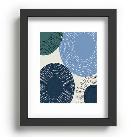 Sheila Wenzel-Ganny Big Blues Minimalist design Recessed Framing Rectangle