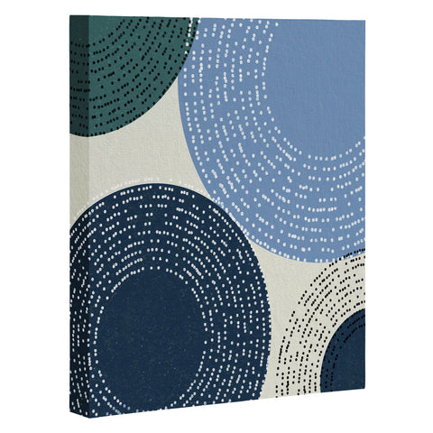 Sheila Wenzel-Ganny Big Blues Minimalist design Art Canvas
