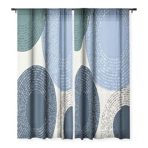 Sheila Wenzel-Ganny Big Blues Minimalist design Sheer Non Repeat