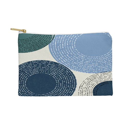 Sheila Wenzel-Ganny Big Blues Minimalist design Pouch