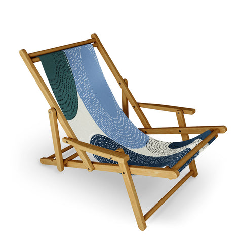 Sheila Wenzel-Ganny Big Blues Minimalist design Sling Chair