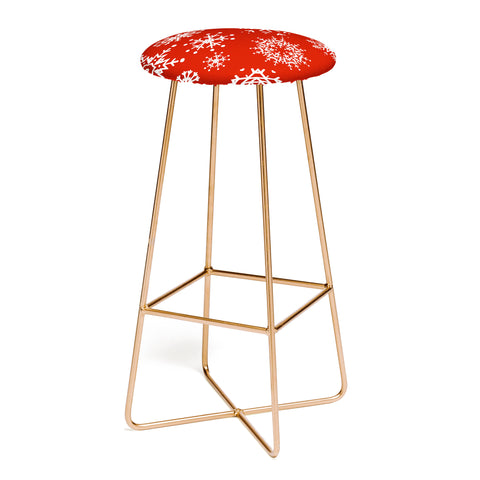 Sheila Wenzel-Ganny Big Snowflakes Bar Stool