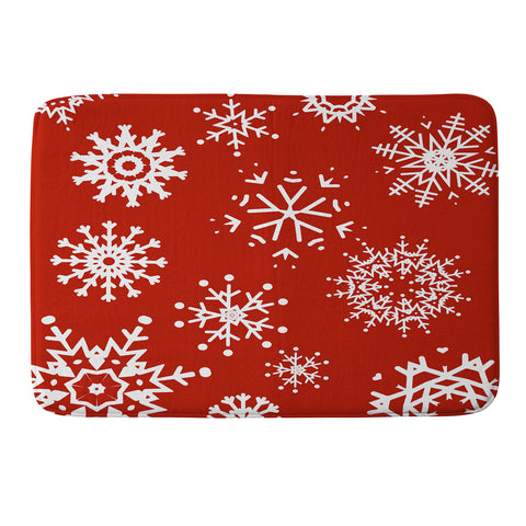 Sheila Wenzel-Ganny Big Snowflakes Memory Foam Bath Mat