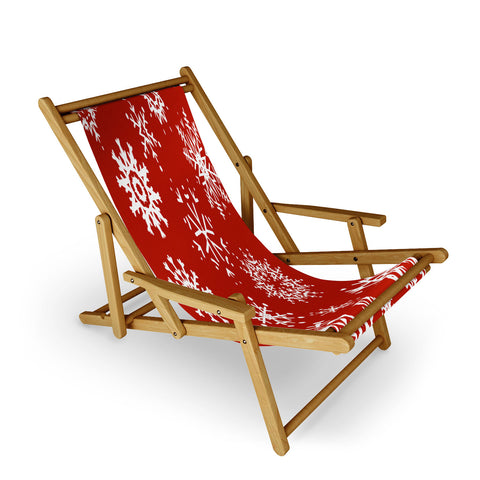 Sheila Wenzel-Ganny Big Snowflakes Sling Chair
