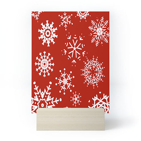Sheila Wenzel-Ganny Big Snowflakes Mini Art Print